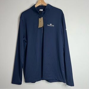 NWT Nike Arboretum Club Blue DriFit 1/4 Zip Pullover XL